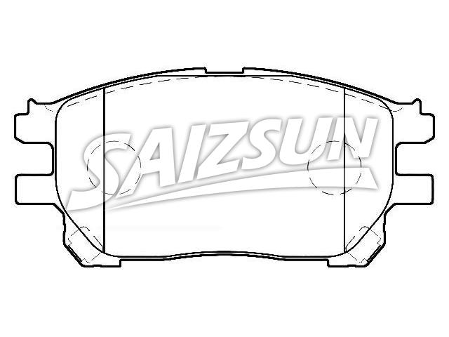 Brake Pad Set:04465-28490
