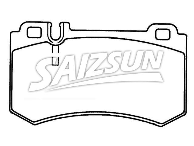 刹车片 Brake Pad Set:003 420 62 20