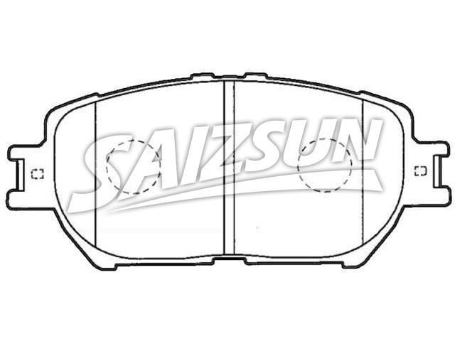刹车片 Brake Pad Set:04465-30340