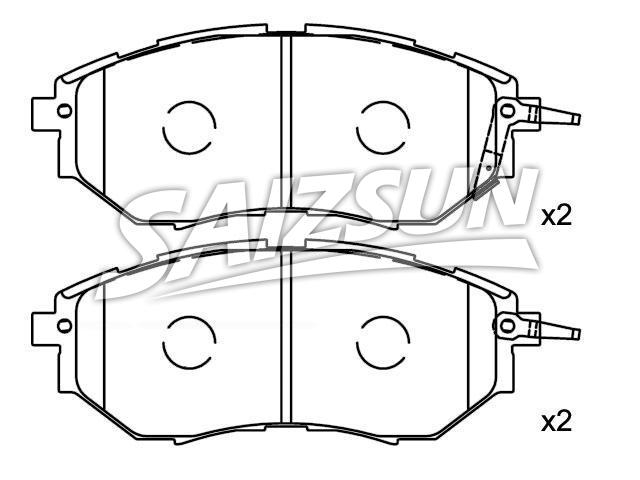 刹车片 Brake Pad Set:26296-AG000
