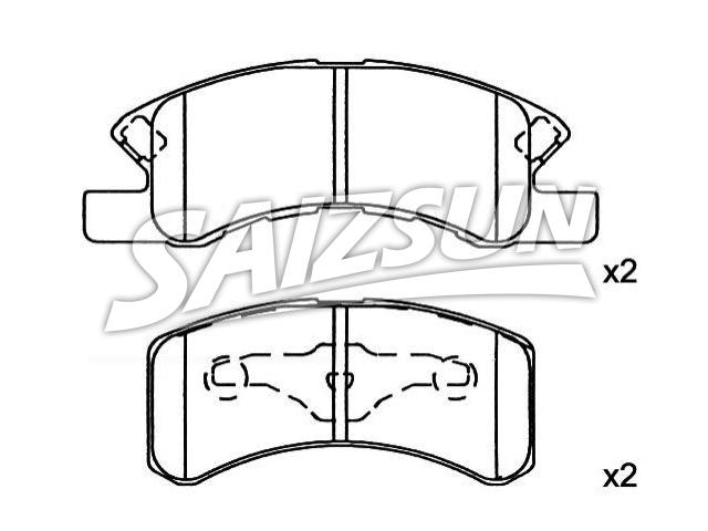 刹车片 Brake Pad Set:04491-97203