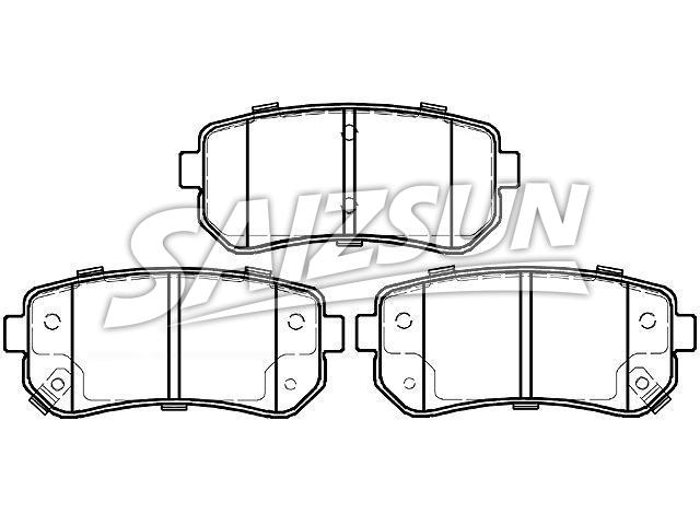 刹车片 Brake Pad Set:58302-1GA00