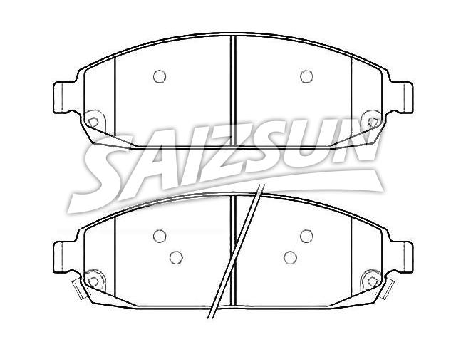刹车片 Brake Pad Set:05080868AA