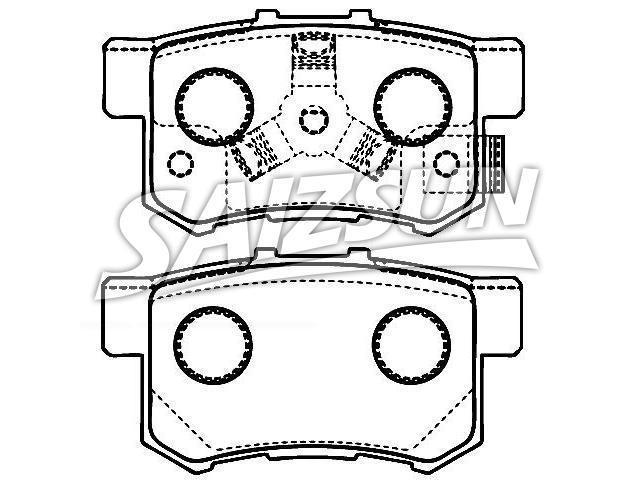 Brake Pad Set:43022-S9A-010