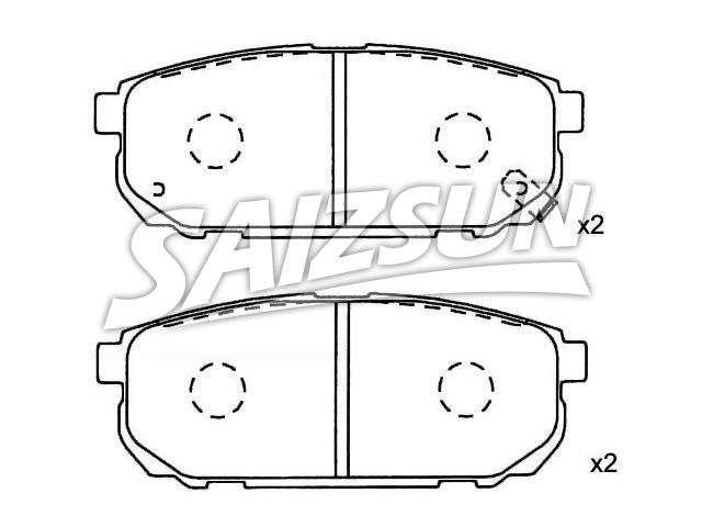 Brake Pad Set:58302-3ED00