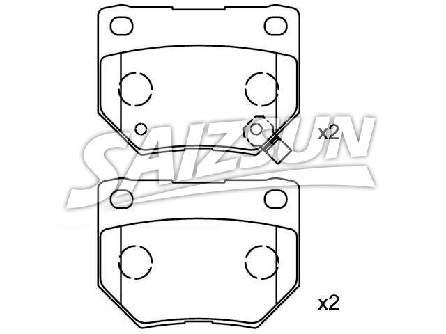 Brake Pad Set:44060-04U86