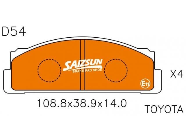 тормозная кладка Brake Pad Set:41060-M0125