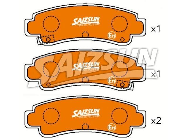 Brake Pad Set:44060-50A85
