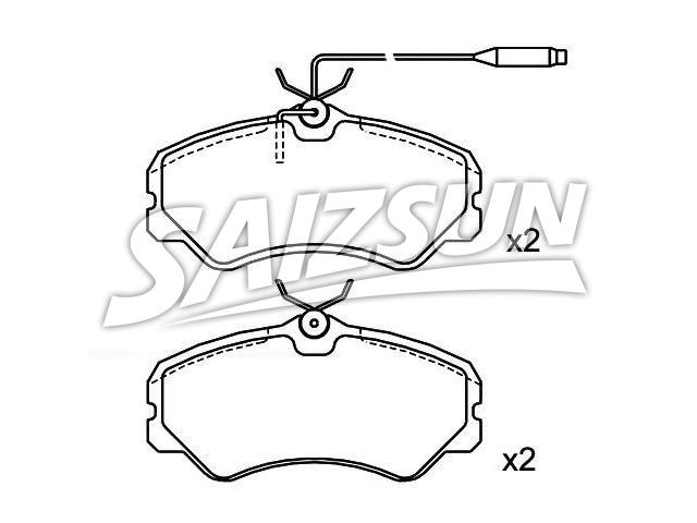 Brake Pad Set:9 941 207