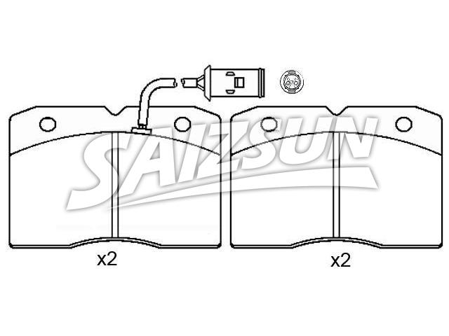 Brake Pad Set:190 6039