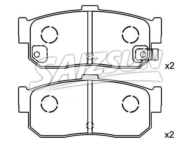 Brake Pad Set:44060-31U92