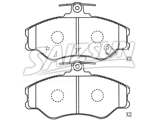 Brake Pad Set:58101-43A00