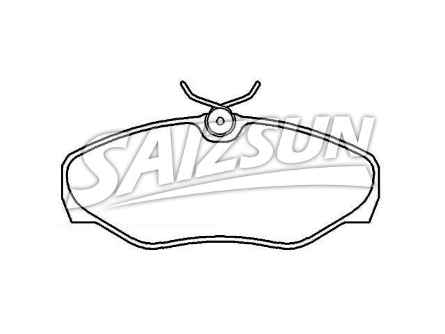Pastillas de freno Brake Pad Set:41060-00QAE