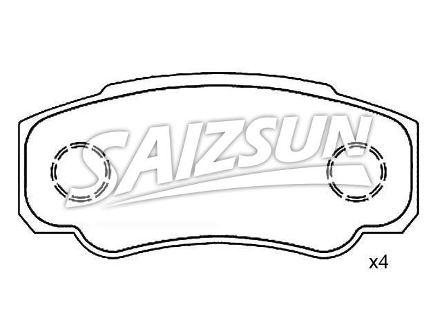 Pastillas de freno Brake Pad Set:4252.47