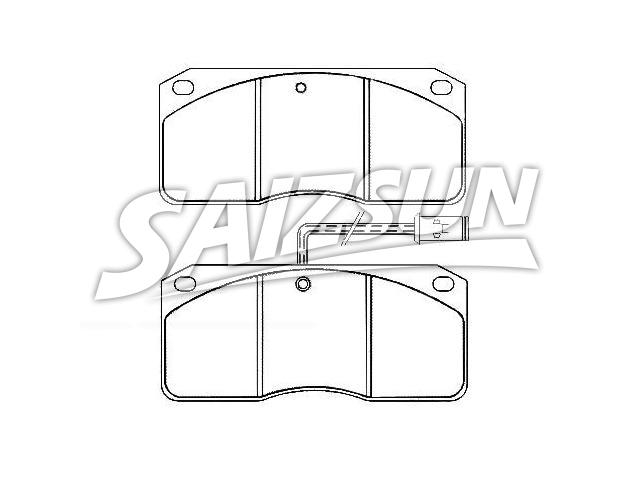 刹车片 Brake Pad Set:190 6297