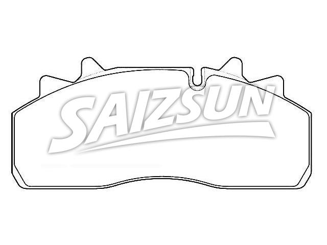刹车片 Brake Pad Set:1628064