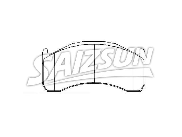 刹车片 Brake Pad Set:2 076 811 5