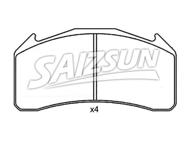 刹车片 Brake Pad Set:3 093 531