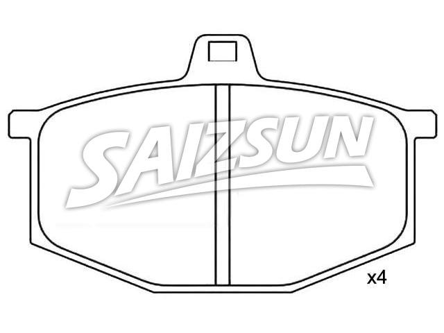 тормозная кладка Brake Pad Set:77 01 200 734