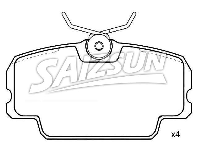 刹车片 Brake Pad Set:001 420 10 20