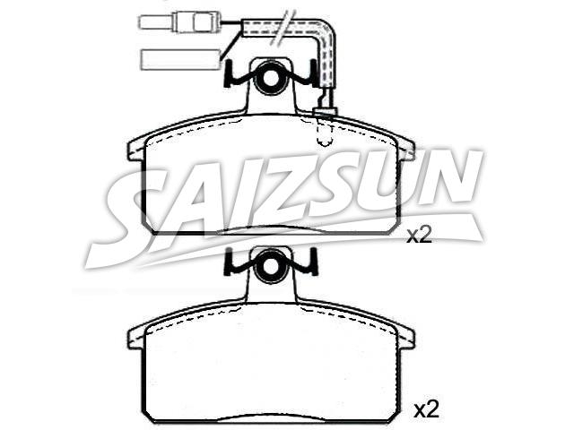 刹车片 Brake Pad Set:5 892 608