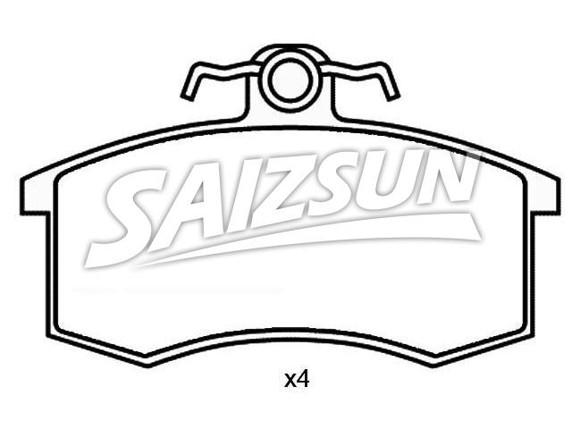 刹车片 Brake Pad Set:2108-350 1089