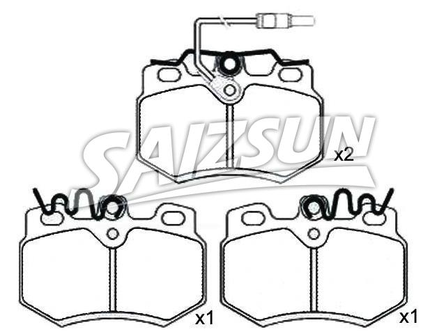 刹车片 Brake Pad Set:4250.37