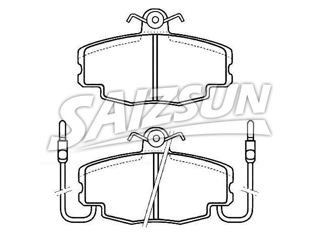 刹车片 Brake Pad Set:4250.41
