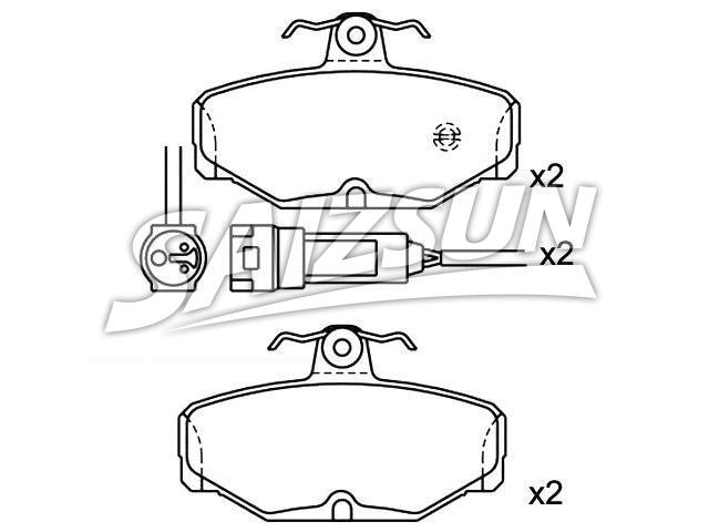 刹车片 Brake Pad Set:1 666 624