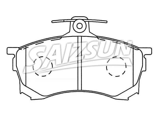 Bremsbelagsatz, Scheibenbremse Brake Pad Set:MR 249 240