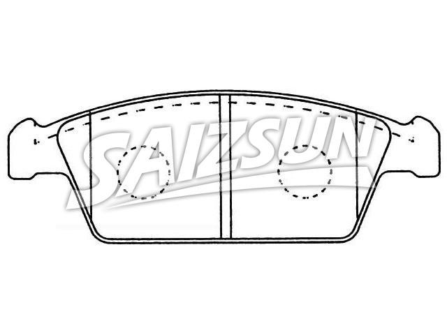 Bremsbelagsatz, Scheibenbremse Brake Pad Set:4BP3659-08264