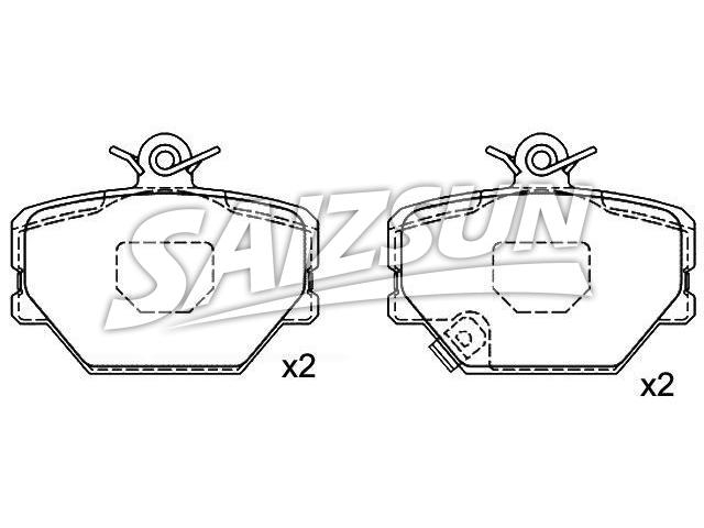 刹车片 Brake Pad Set:451 421 02 10