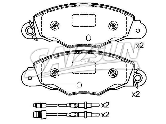 刹车片 Brake Pad Set:4251.45