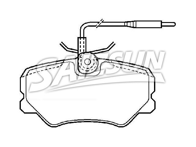 刹车片 Brake Pad Set:4250.95