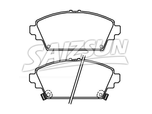 刹车片 Brake Pad Set:45022-S1A-E02