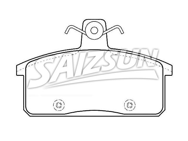 刹车片 Brake Pad Set:00000-A00906