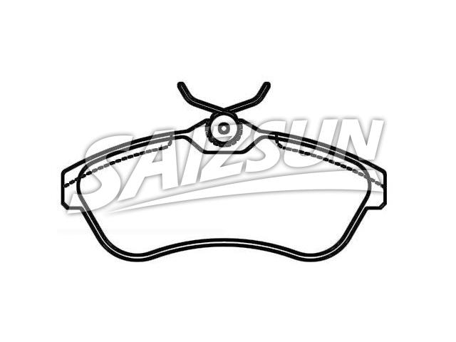 тормозная кладка Brake Pad Set:4252.37