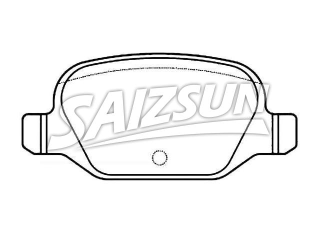 тормозная кладка Brake Pad Set:9 948 417