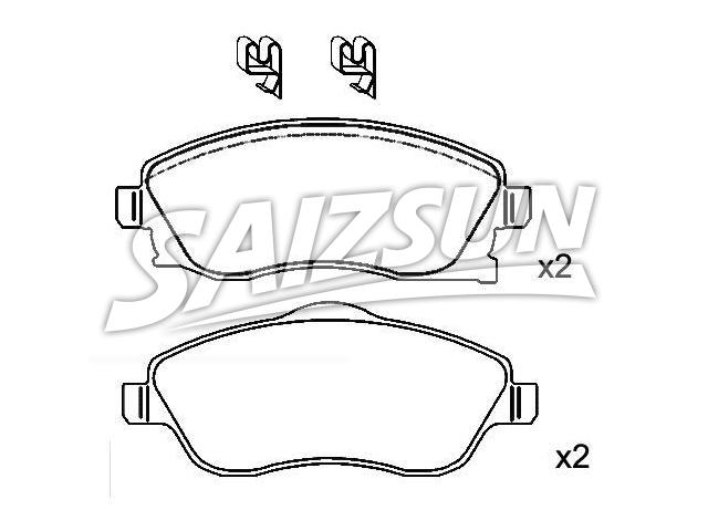 тормозная кладка Brake Pad Set:16 05 974