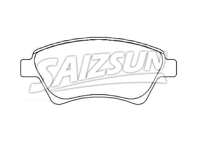тормозная кладка Brake Pad Set:77 01 207 184