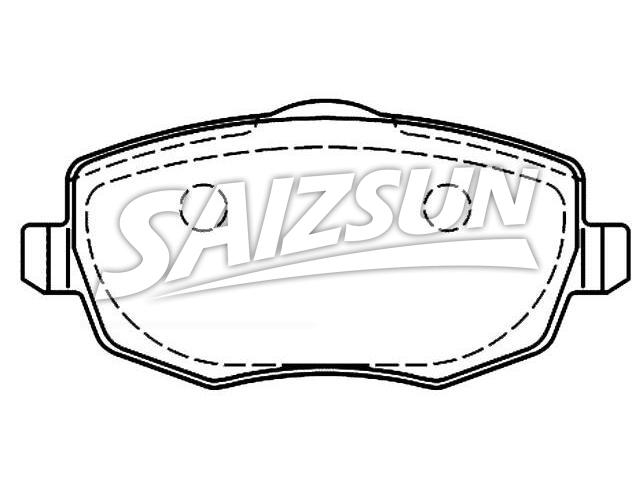 刹车片 Brake Pad Set:7 736 235 9