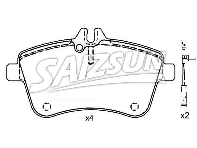 刹车片 Brake Pad Set:169 420 01 20