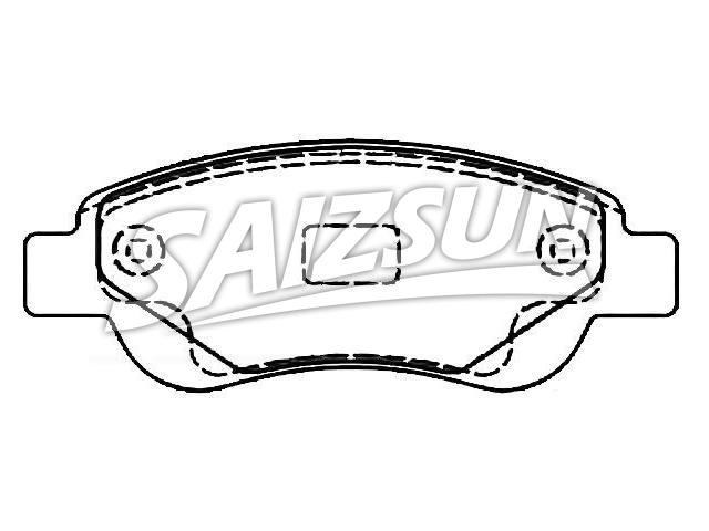 刹车片 Brake Pad Set:4253.27