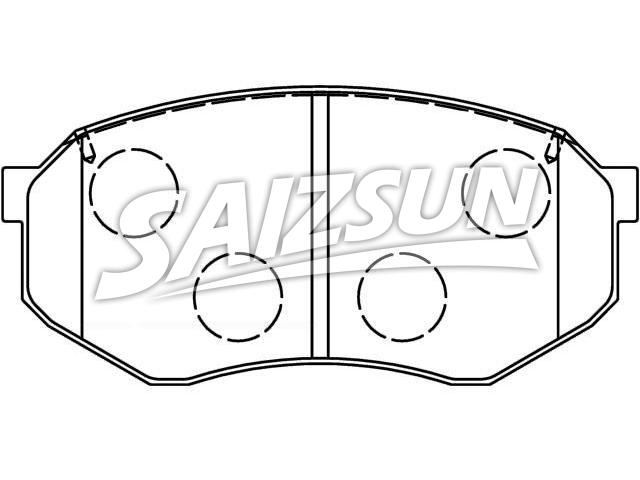 Brake Pad Set:HE21-33-28ZB