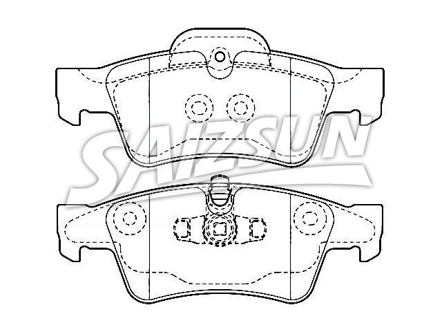 刹车片 Brake Pad Set:164 420 15 20