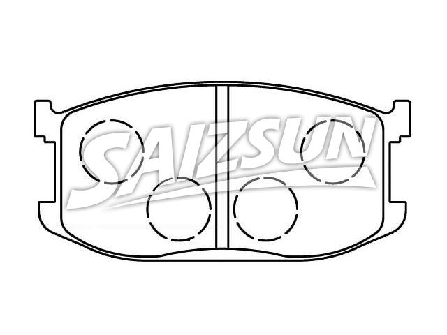刹车片 Brake Pad Set:B001-49-280A