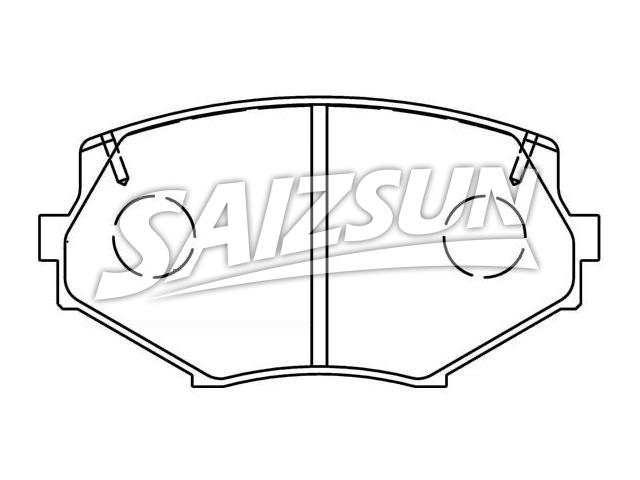 刹车片 Brake Pad Set:NAY5-33-23ZA