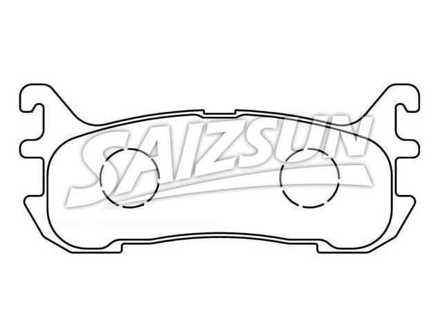 刹车片 Brake Pad Set:BCYC-26-43ZA