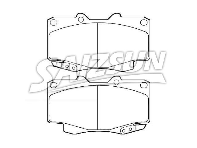 刹车片 Brake Pad Set:04465-04030