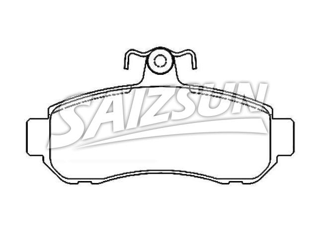 刹车片 Brake Pad Set:MR 908192
